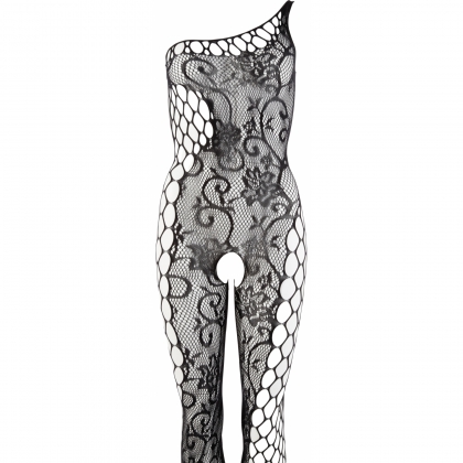 Catsuit Decupat Inghinal No:Xqse Negru S-L