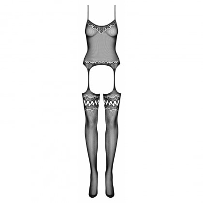 Catsuit Obsessive F214 Negru S-L