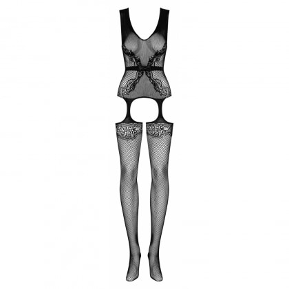 Catsuit Obsessive F217 Negru S-L