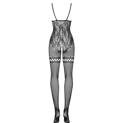 Catsuit Plasă Obsessive F213 Negru S-L