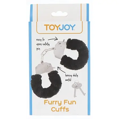 Cătușe Furry Fun Cuffs Negru