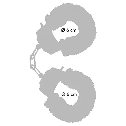 Cătușe Furry Fun Roșu