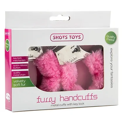 Cătușe Furry Handcuffs Roz