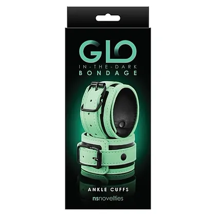 Cătușe Glezne Glo Bondage Alb