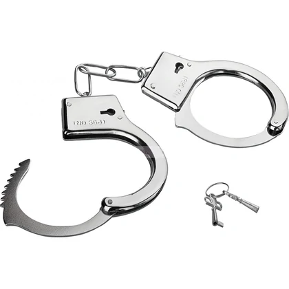 Cătușe Metalice Din Inox Police Argintiu