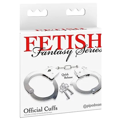 Catuse Official Handcuffs Metal Argintiu