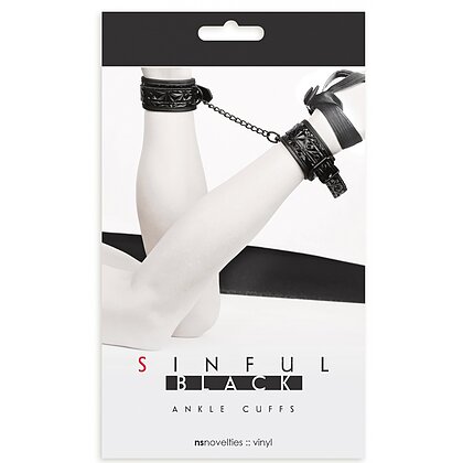 Cătușe Sinful Ankle Negru