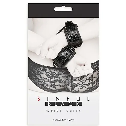 Cătușe Sinful Wrist Negru