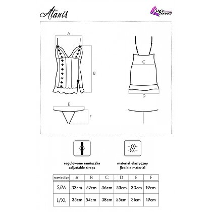 Chemise LivCo Atanis Negru S-M