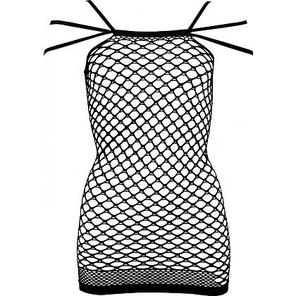 Chemise No:Xqse Din Plasă Elise Negru S-L