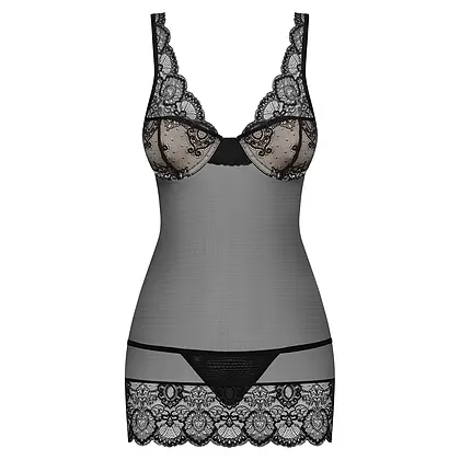 Chemise Obsessive 853-CHE Negru S-M