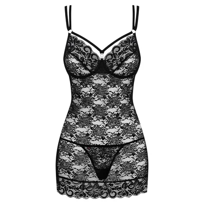 Chemise Obsessive 860-CHE Negru S-M