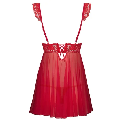 Chemise Obsessive 863-BAB Roșu S-M