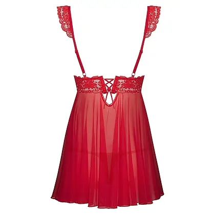 Chemise Obsessive 863-BAB Roșu S-M