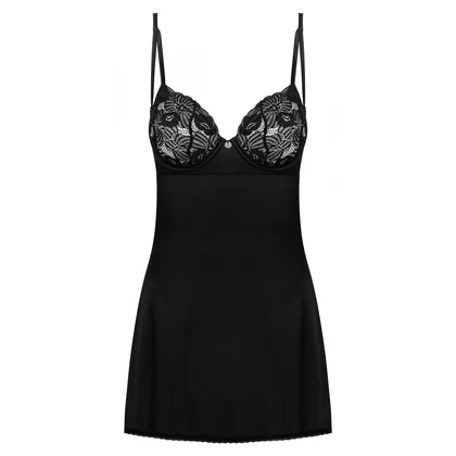 Chemise Obsessive Serena Love Negru XS-S