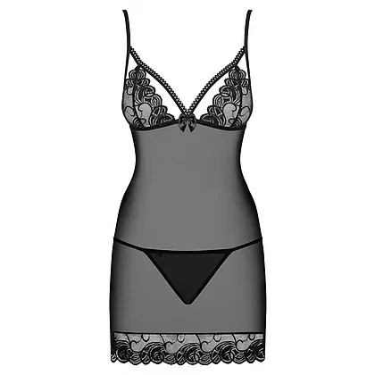 Chemise Obsessive Wonderia Negru S-M