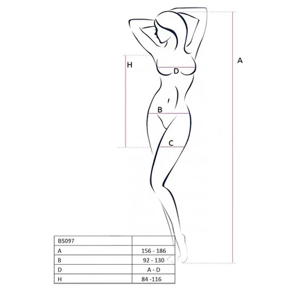 Chemise Passion BS097 Negru S-L