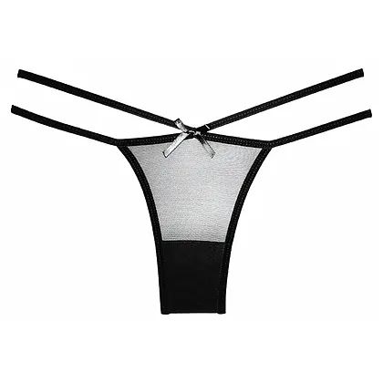 Chilot Allure Naughty Vanilla Panty Negru S-L