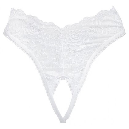 Chilot Amorable Open Lydia Alb S-L