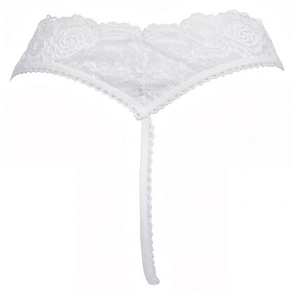 Chilot Amorable Open Lydia Alb S-L