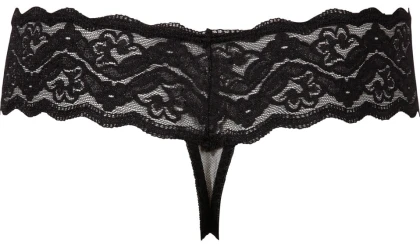 Chilot Cu Mărgele Cottelli Collection Dakota Negru S