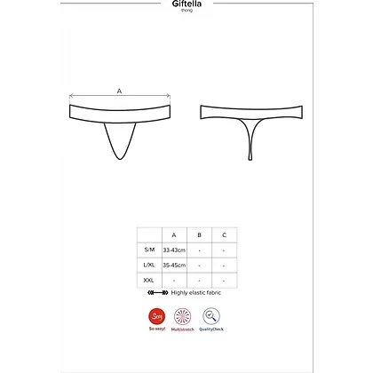 Chilot Obsessive Giftella Roșu L-XL