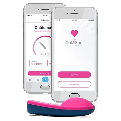 Chiloți Vibratori OhMiBod blueMotion App Albastru