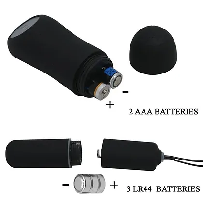 Chiloți Vibratori Telecomandați Fluturele Sălbatic Negru