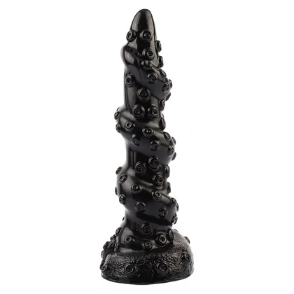 Chisa Octopus Bugbear 23.5 cm Dildo cu Texturi Monstruoase Negru