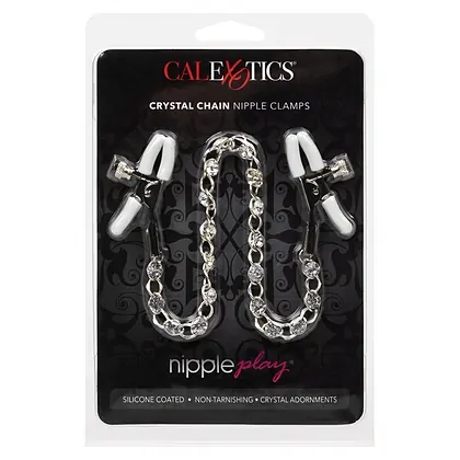 Cleme Sfârcuri Crystal Chain Argintiu