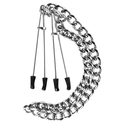 Cleme Sfârcuri Nipple Tweezers Argintiu