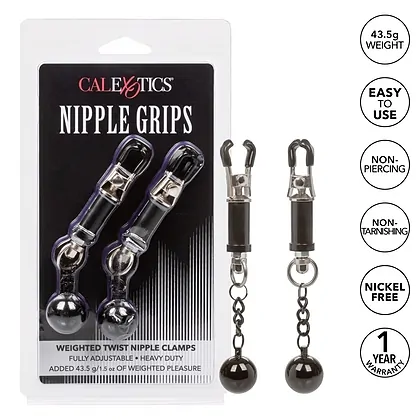 Cleme Sfârcuri Weighted Twist Argintiu