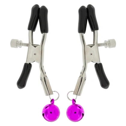 Clești ToyJoy Pentru Sfârcuri Nipple Teasers cu Clopoței Negru