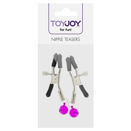 Clești ToyJoy Pentru Sfârcuri Nipple Teasers cu Clopoței Negru