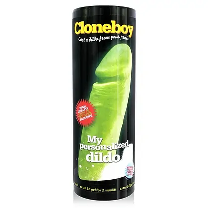 Clonă Pentru Penis Cu Dildo Glow In The Dark Verde