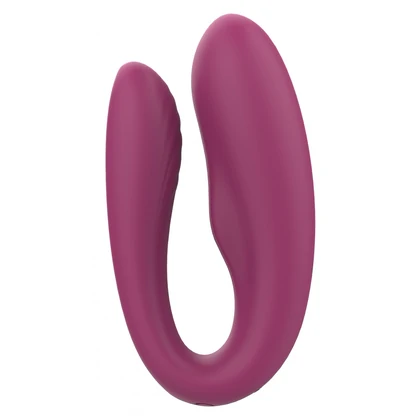 Connected Souls Vibrator Pentru cuplu Reîncărcabil, Flexibil Mov