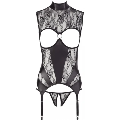 Corset Abierta Fina Leilani Negru S