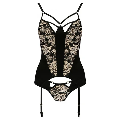 Corset Cașmir Victoria Negru S-M