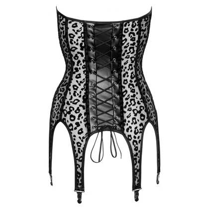 Corset Noir Cami Veda Negru L