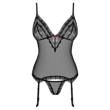 Corset Obsessive 820-COR Negru L-XL