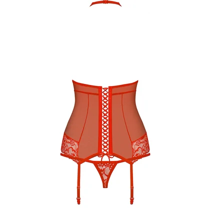 Corset Obsessive 838-COR Roșu S-M