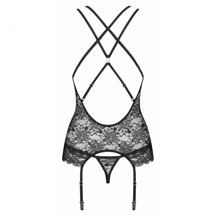 Corset Obsessive 860-COR Negru S-M