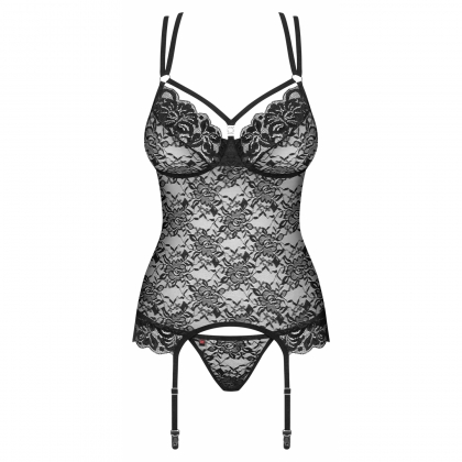 Corset Obsessive 860-COR Negru S-M