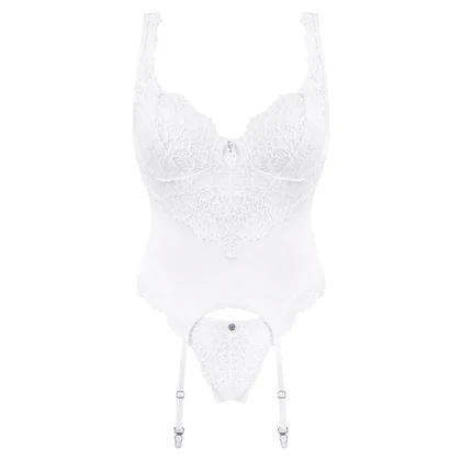 Corset Obsessive Amor Alb L-XL