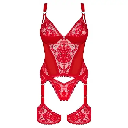 Corset Obsessive Belovya Roșu XS-S
