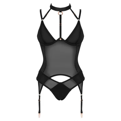 Corset Obsessive Brasica Negru XS-S