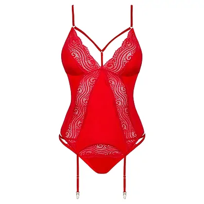 Corset Obsessive Diyosa Roșu XS-S