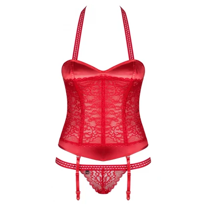 Corset Obsessive Flameria Roșu S-M