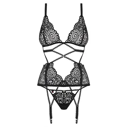 Corset Obsessive Mixty Negru L-XL