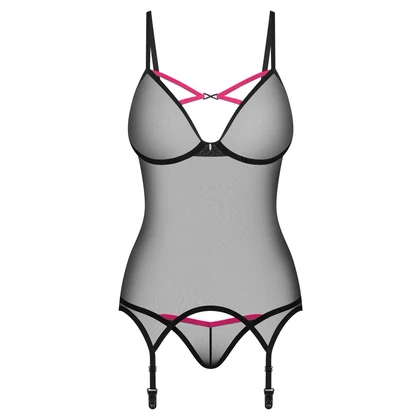 Corset Obsessive Novenes Negru XS-S